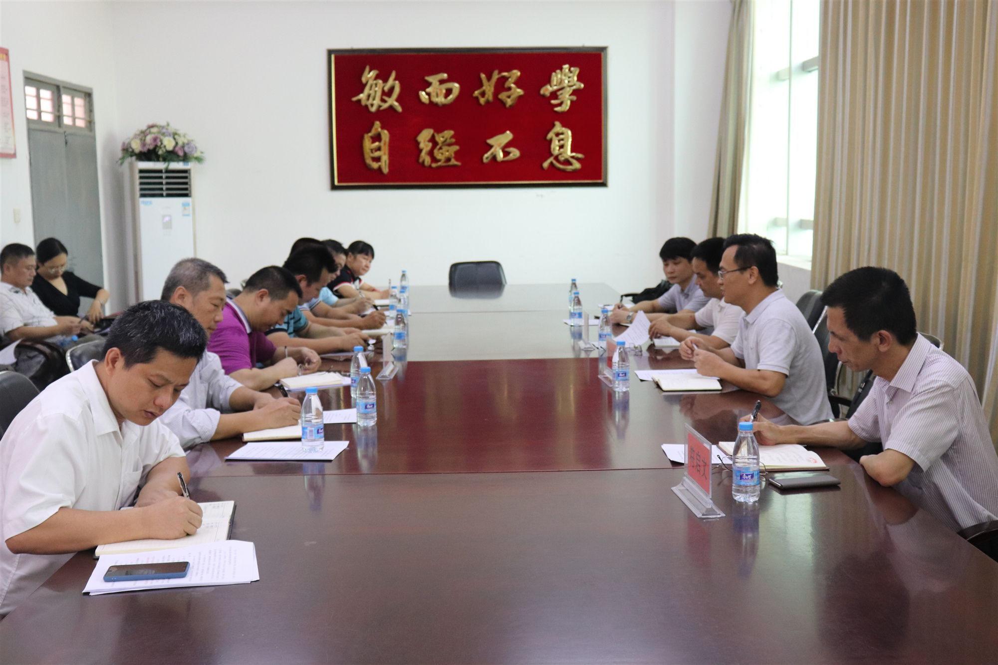 校领导走访调研海师附中