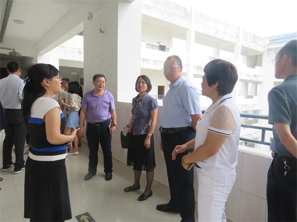 刁晓平副书记和李森副校长到我院调研指导本科教学审核评估工作