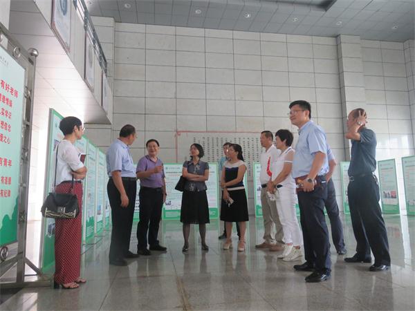 刁晓平副书记和李森副校长到我院调研指导本科教学审核评估工作