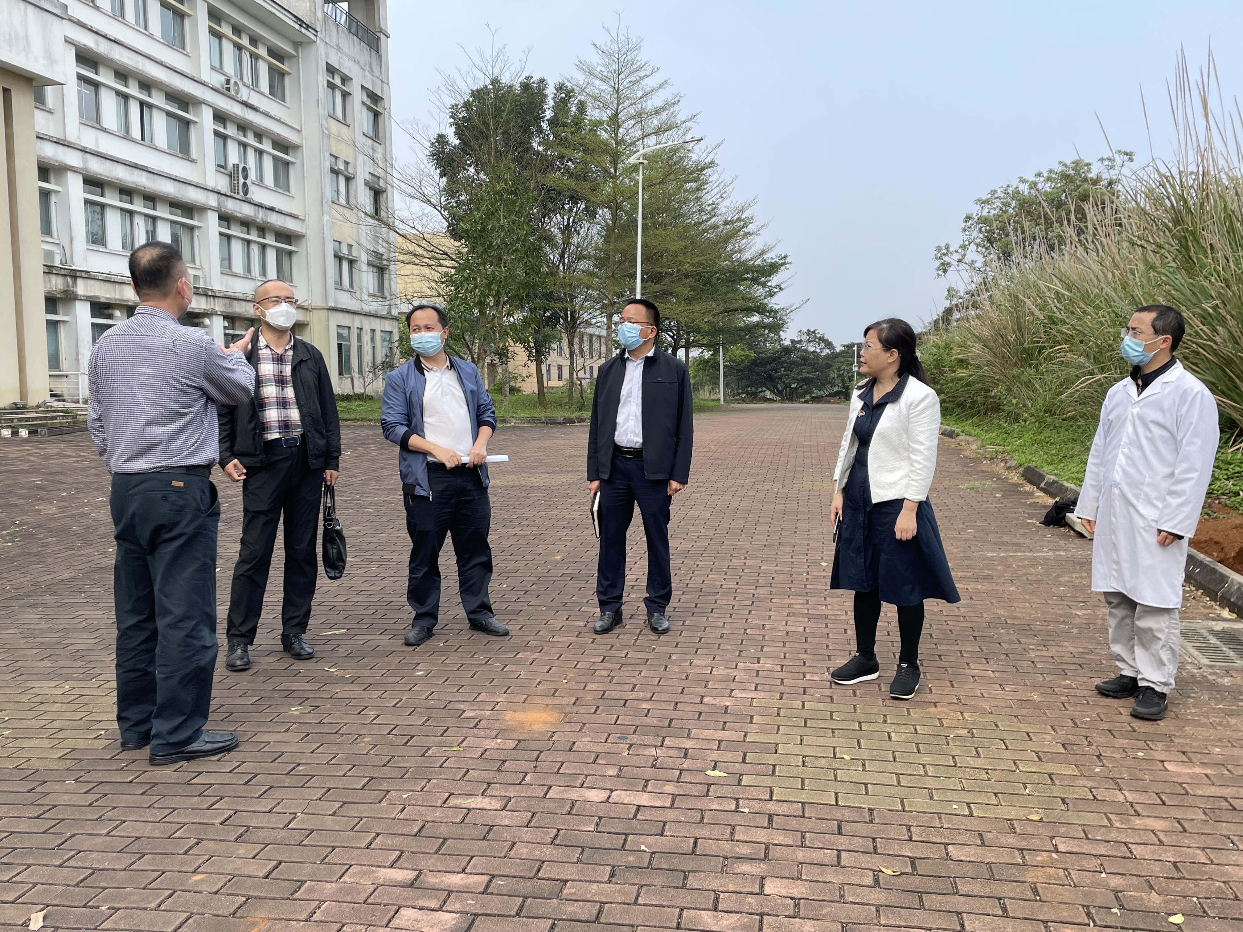 教育厅开学工作督导组到我院检查指导安全工作