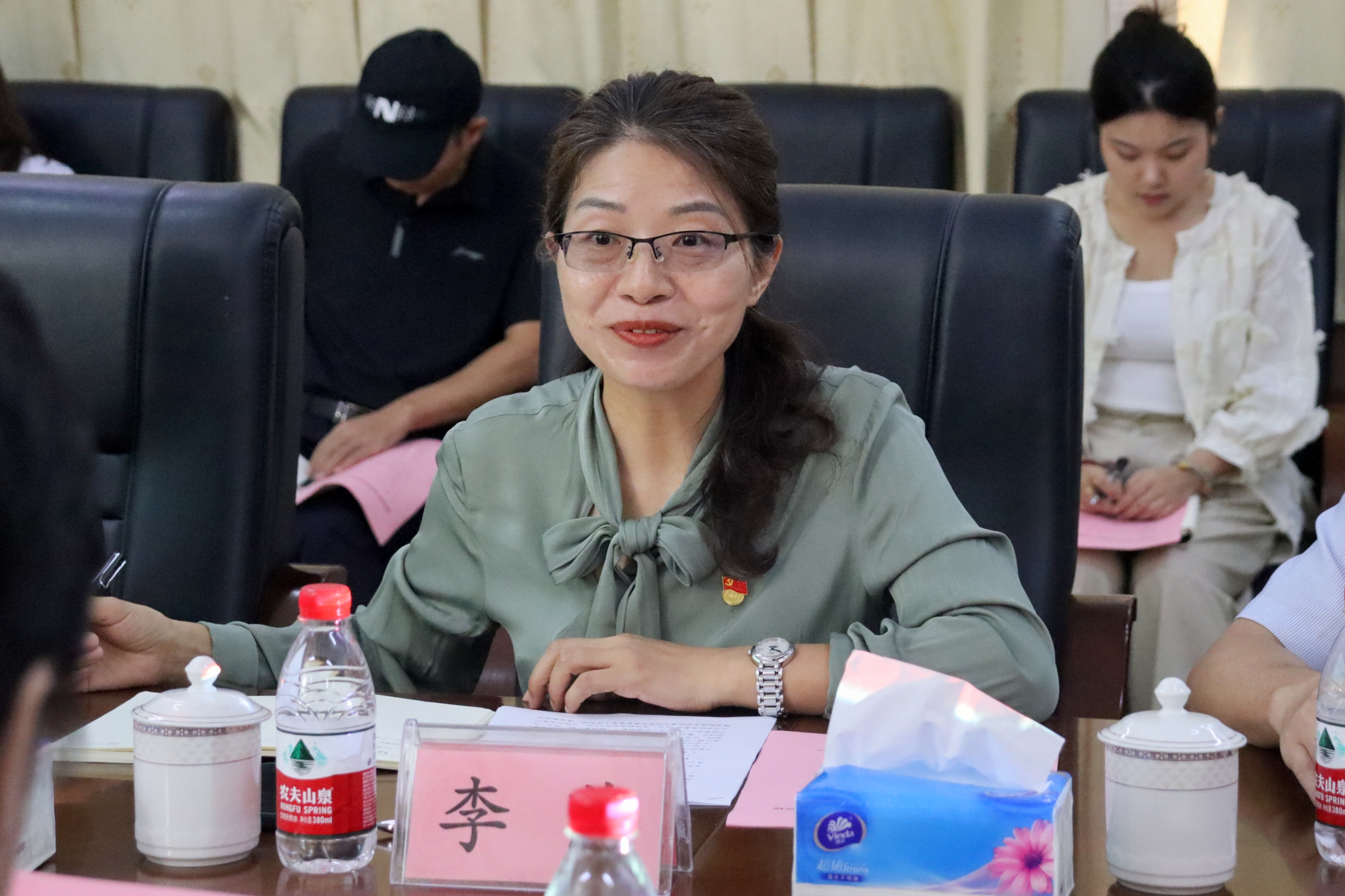 学校党委书记许玫到我院开展党建工作调研