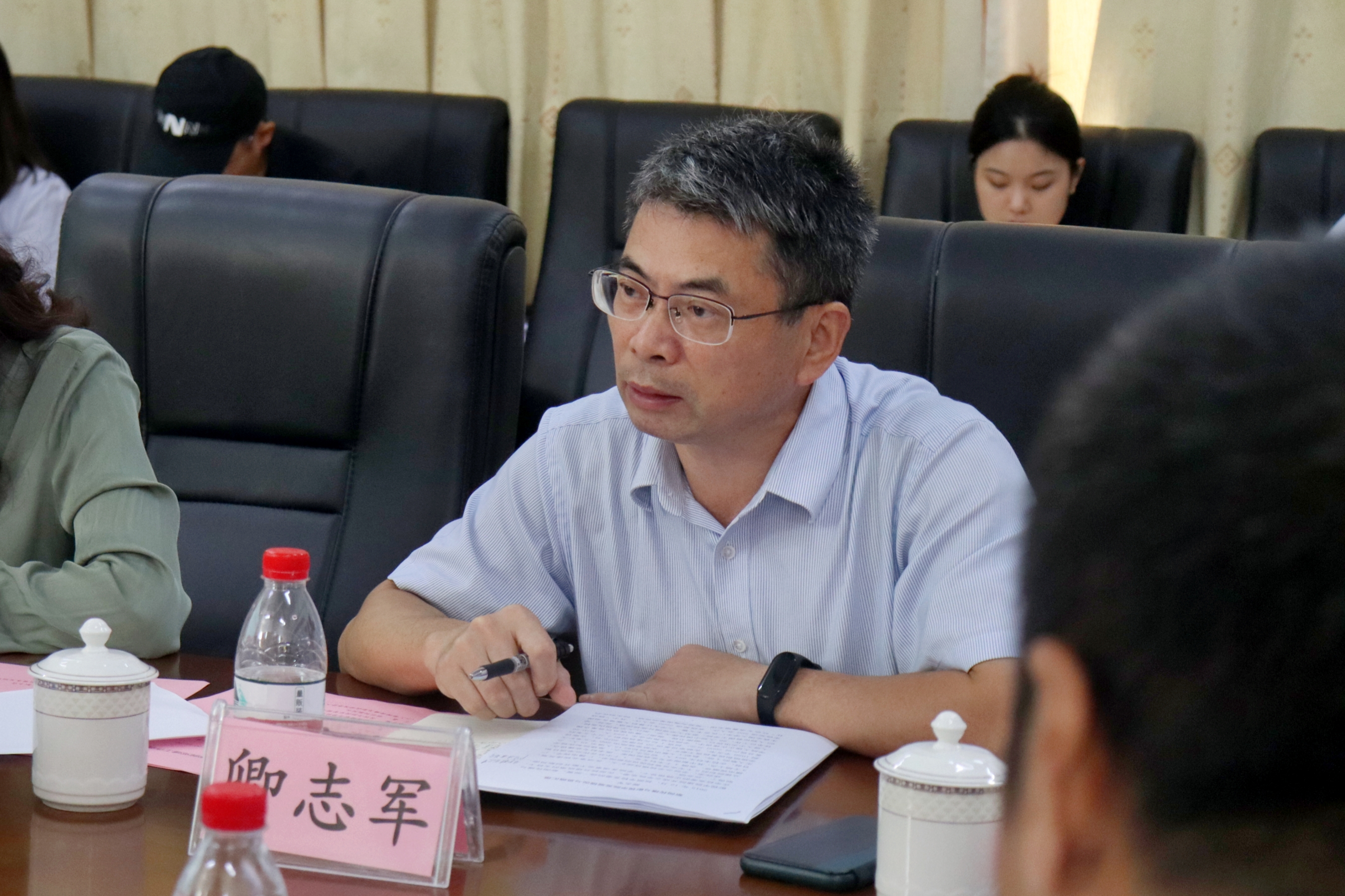 学校党委书记许玫到我院开展党建工作调研