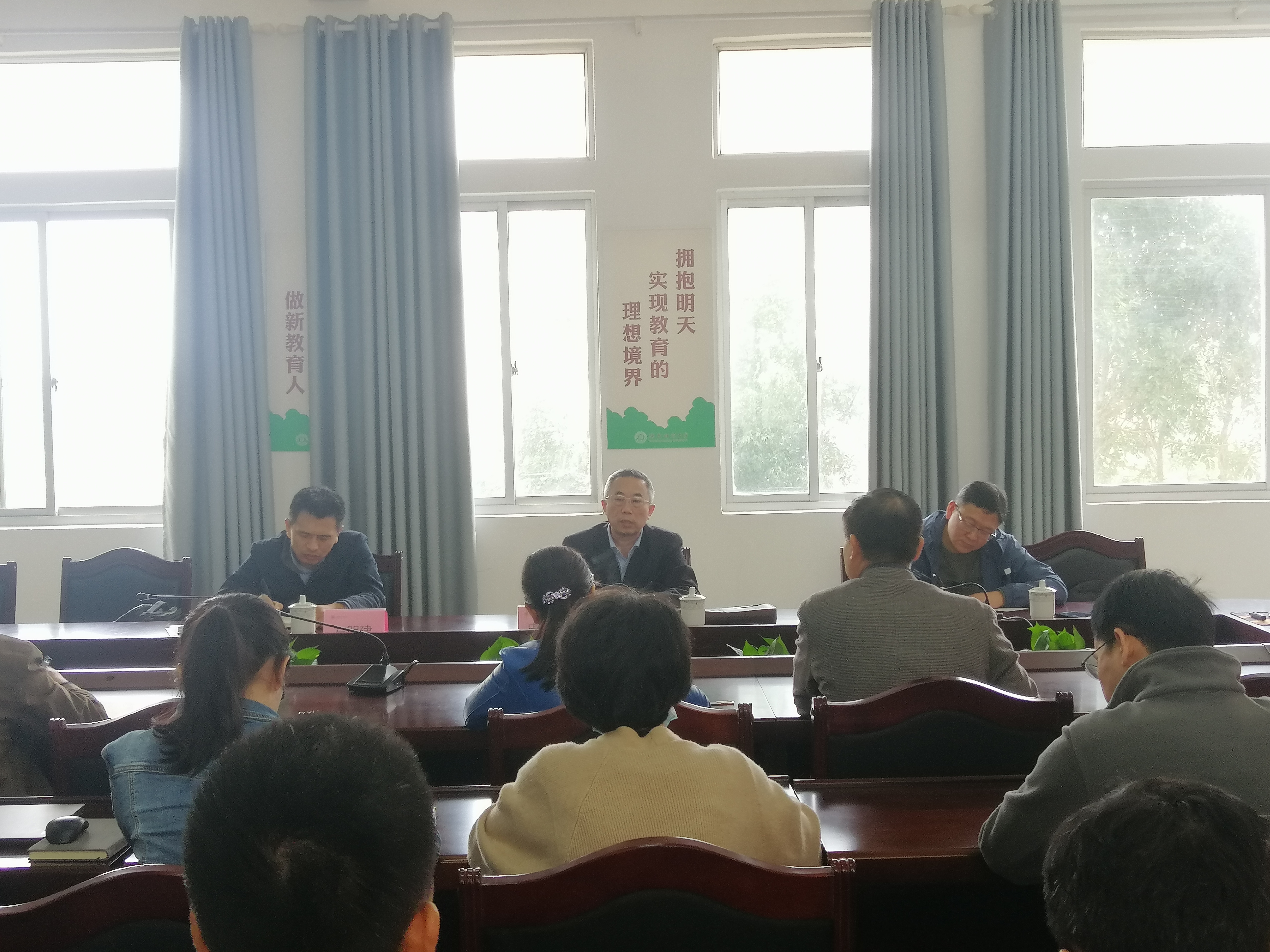 史海涛副校长一行到我院调研指导工作