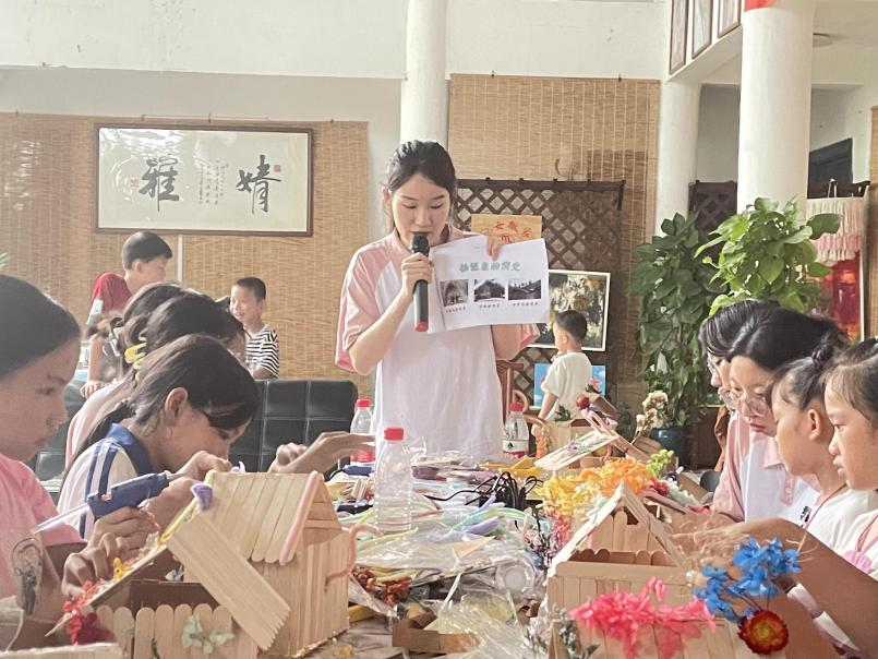 “文化润童心 指尖溯山” 教育学院开展“三全育人”系列活动