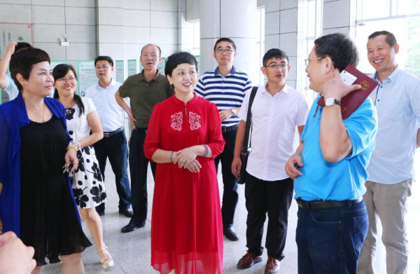 李红梅书记到我院调研指导本科教学审核评估工作和党建工作