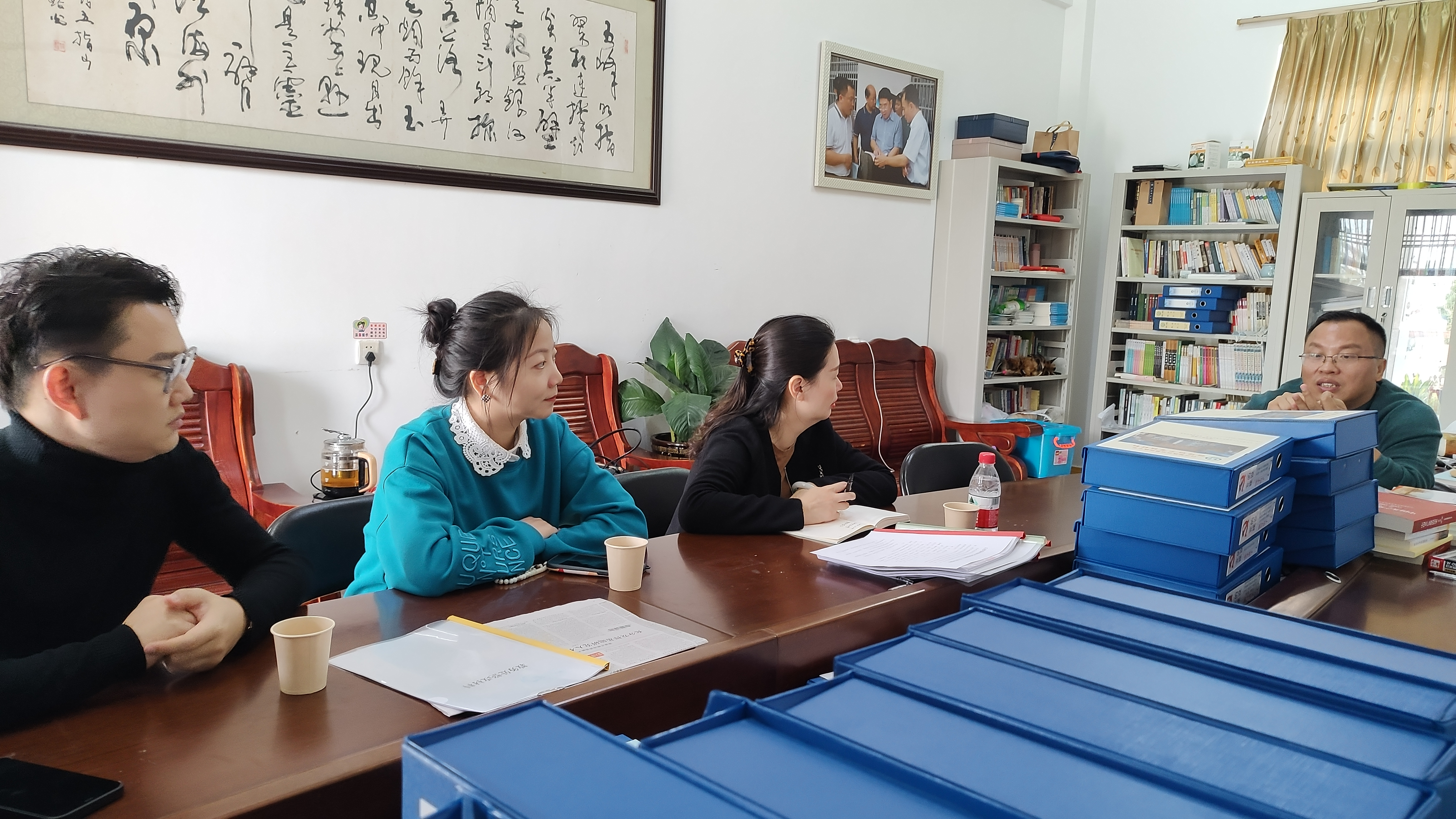 海南师范大学音乐学院美育帮扶团队赴白沙两所中学调研