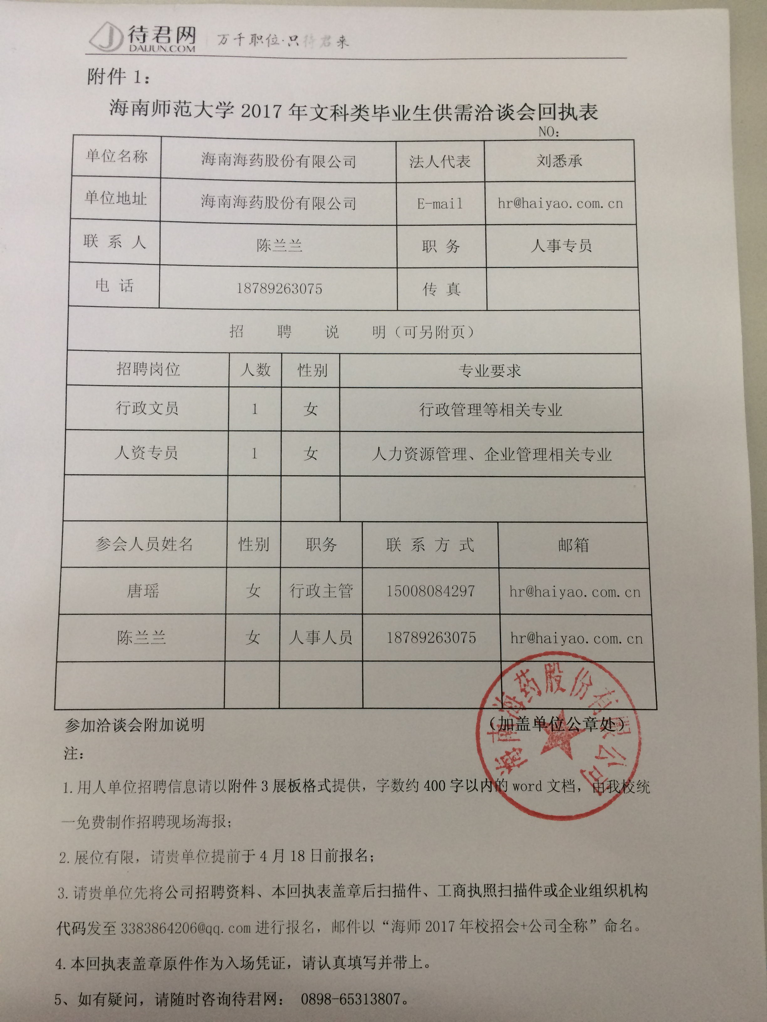 海南海药股份有限公司