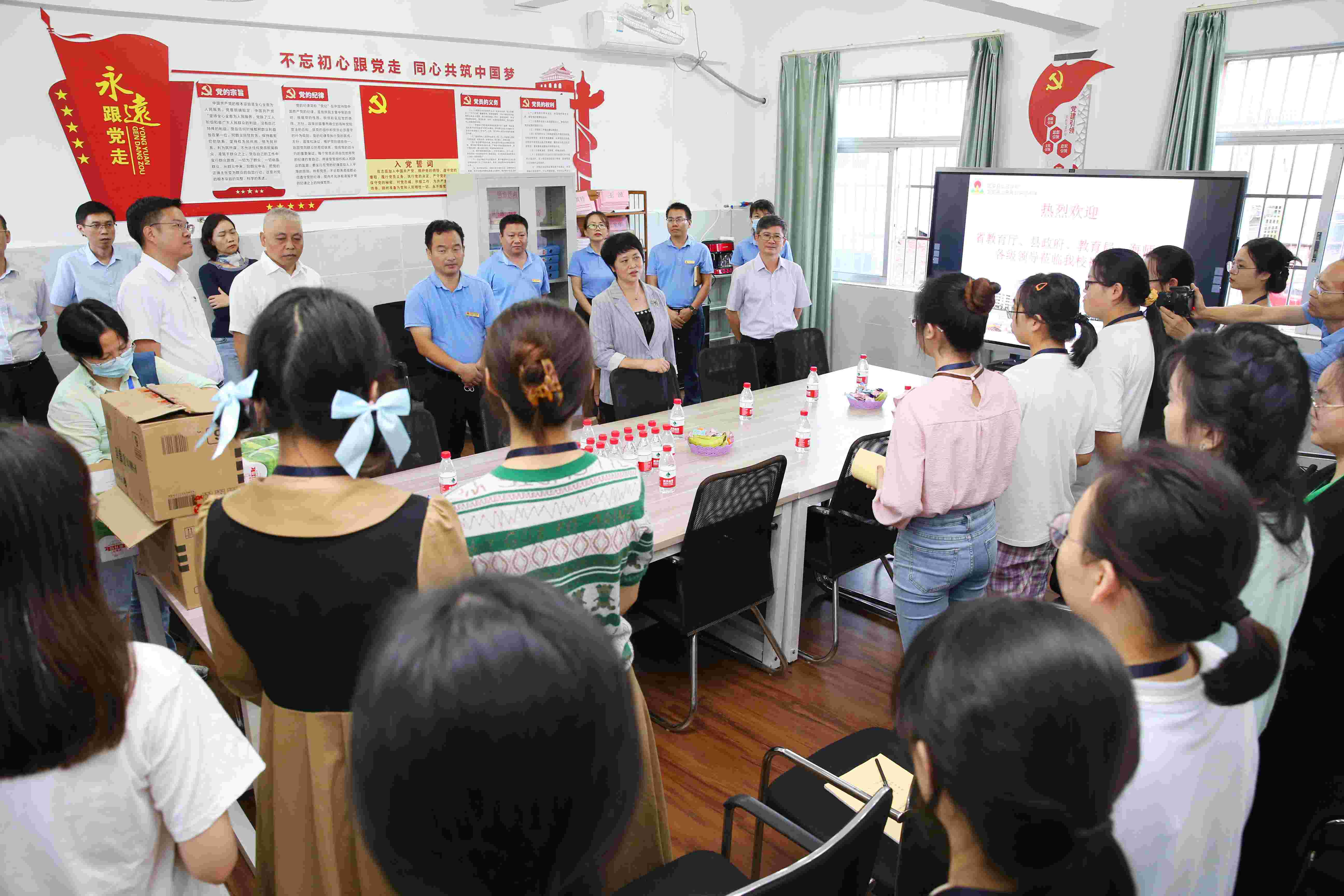 过建春带队赴定安开展两周年座谈、研究生联合培养基地揭牌仪式