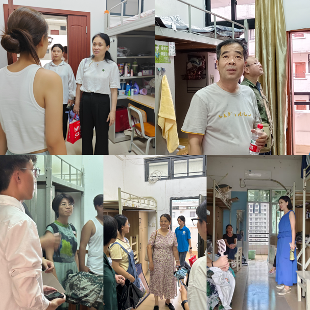 心系新生 温暖访寝