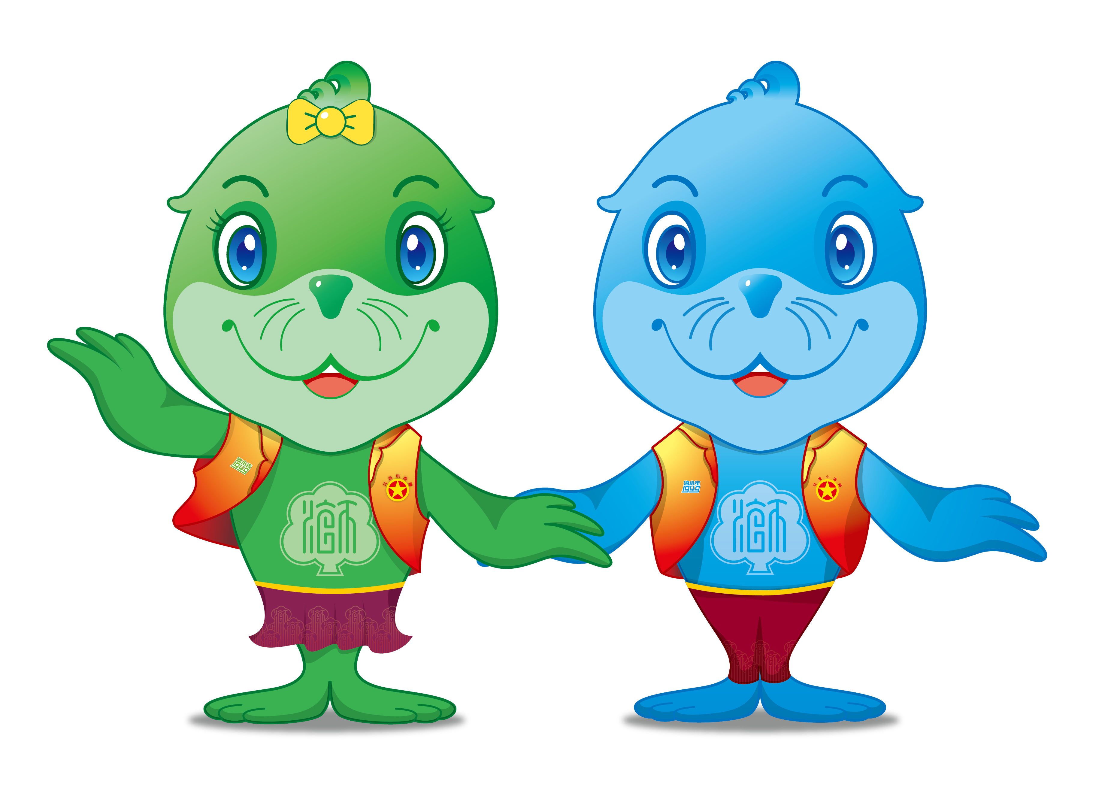 海师共青团卡通形象“海小年”“师小青”正式亮相