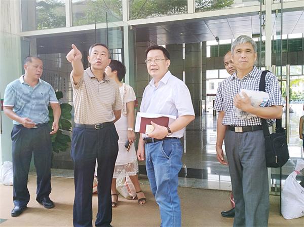 史海涛副校长到我院检查指导台风“山竹”防御工作