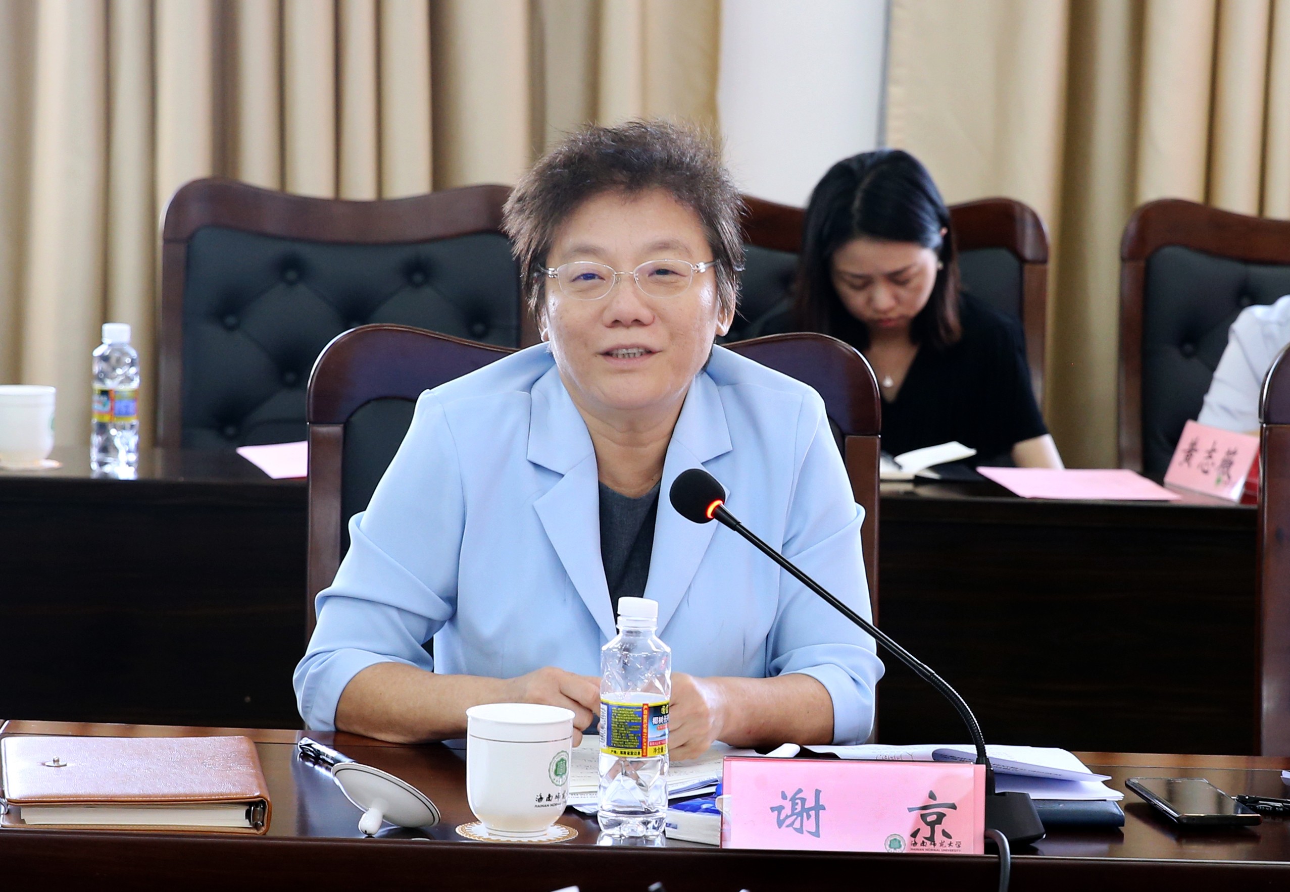 谢京副省长到我校调研一流师范大学建设情况