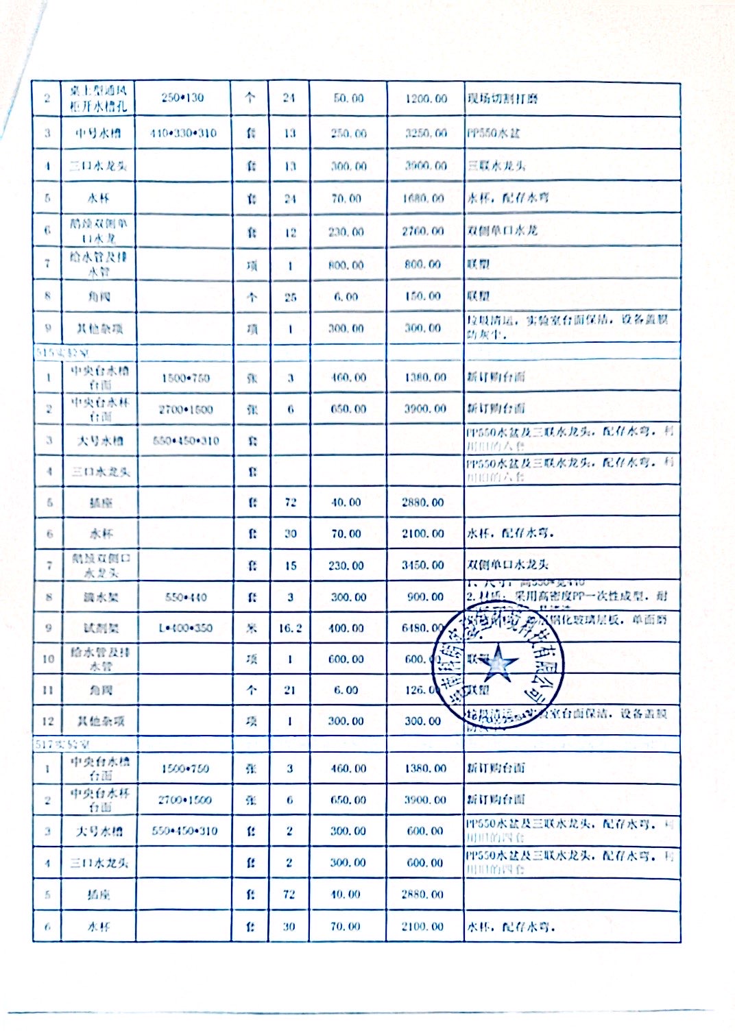 货物采购公示