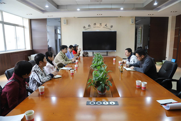 我院陈光英副院长、王崇太副院长一行到陕西师范大学调研