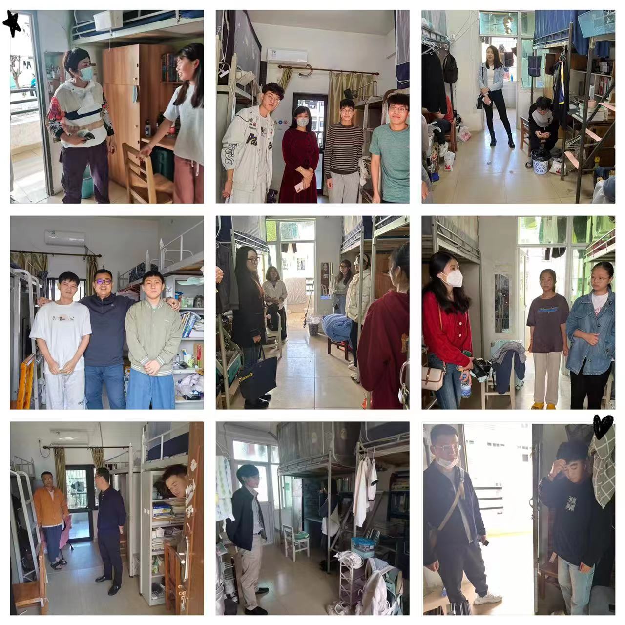 开学啦！丨学院开展2023年春季学期学生宿舍走访工作